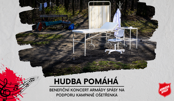 Benefiční koncert Armády spásy na podporu kampaně Ošetřenka